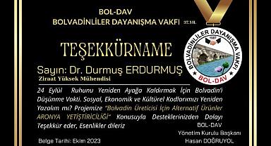 BOLVADİN ÜRETİCİSİ İÇİN ALTERNATİF ÜRÜNLER ARONYA YETİŞTİRİCİLİĞİ