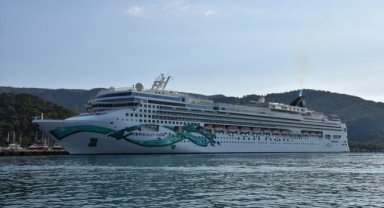 Dev kruvaziyer İsrail-Filistin çatışması nedeniyle rotasını Hayfa yerine Marmaris'e çevirdi