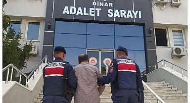 Dinar'da Kesinleşmiş Hapis Cezası bulunan kişi Yeşilçat Köyü'nde Yakalandı