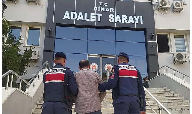 Dinar'da Kesinleşmiş Hapis Cezası bulunan kişi Yeşilçat Köyü'nde Yakalandı