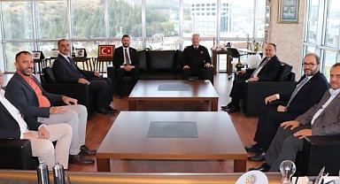 İL JANDARMA KOMUTANI KIDEMLİ ALBAY YAĞAN, ATSO’YU ZİYARET ETTİ