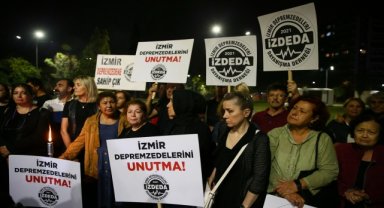 İzmir depreminde hayatını kaybedenler anıldı