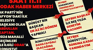 KAPTAN, 2024 MAHALLİ SEÇİMLERİ İLE İLGİLİ ODAK’A KONUŞTU;