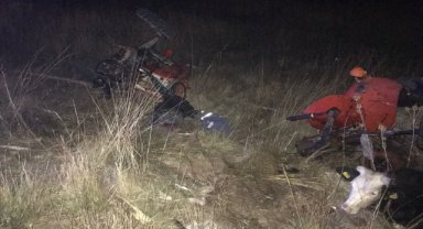Kütahya'da tır park halindeki traktöre çarptı, 1 kişi öldü, 2 kişi yaralandı