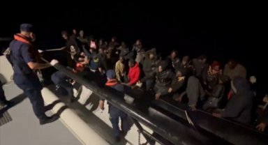 Marmaris açıklarında 47 düzensiz göçmen kurtarıldı