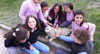 Minik Öğrencilerden Hayvan Barınağına Ziyaret