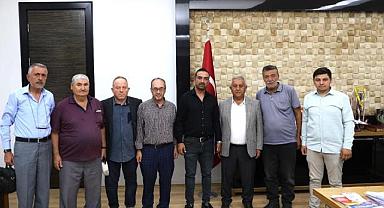 TOKİ SİTE YÖNETİMİNDEN BAŞKAN ZEYBEK’E ZİYARET