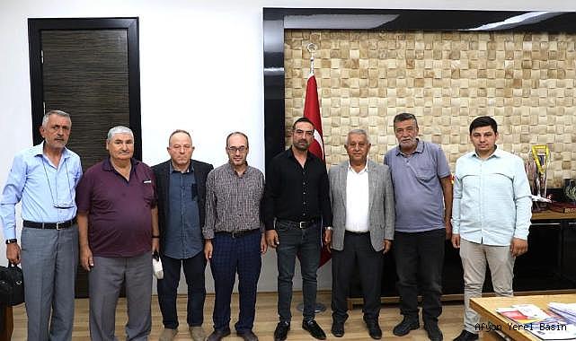 TOKİ SİTE YÖNETİMİNDEN BAŞKAN ZEYBEK’E ZİYARET
