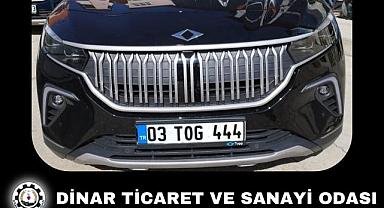 YERLİ VE MİLLİ OTOMOBİLİMİZ TOGG DİNAR TİCARET VE SANAYİ ODASININ VE BÖLGEMİZİN HİZMETİNDE
