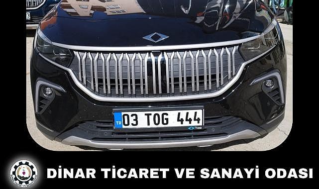 YERLİ VE MİLLİ OTOMOBİLİMİZ TOGG DİNAR TİCARET VE SANAYİ ODASININ VE BÖLGEMİZİN HİZMETİNDE