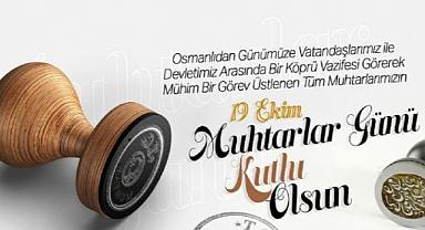 ZEYBEK BAŞKAN´DAN MUHTARLAR GÜNÜ MESAJI