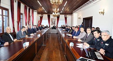 2023-2024 Kış Tedbirleri Toplantısı Vali Yiğitbaşı Başkanlığında Yapıldı