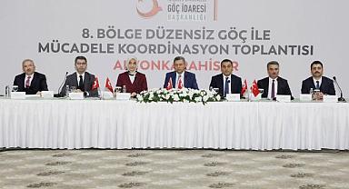 8. Bölge Düzensiz Göçle Mücadele Koordinasyon Toplantısı Afyonkarahisar Ev Sahipliğinde Yapıldı
