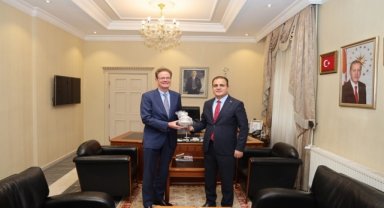 AB Türkiye Delegasyonu Başkanı Meyer-Landrut Vali Akbıyık'ı ziyaret etti