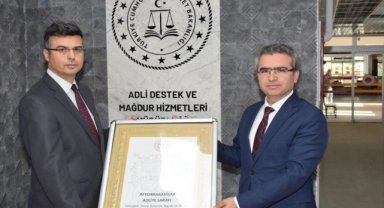 Afyonkarahisar Adliyesine "Bebek Dostu Destekleyici Kuruluş Unvanı" verildi