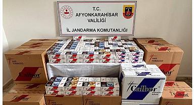 Afyonkarahisar'da 140 bin makaron ele geçirildi
