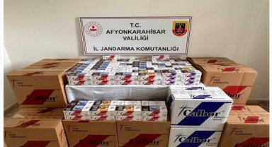 Afyonkarahisar'da 140 bin makaron ele geçirildi