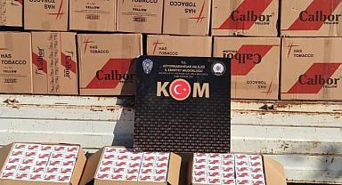 Afyonkarahisar'da 590 bin makaron ele geçirildi