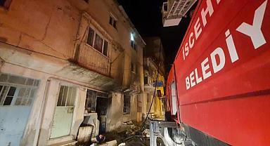 Afyonkarahisar'da bir evde çıkan yangın hasara yol açtı