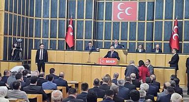 Afyonkarahisar MHP heyeti TBMM grup toplantısına katıldı