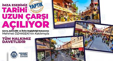 Afyonkarahisar Tarihi Uzun Çarşı Coşkulu Törenle Açıldı!