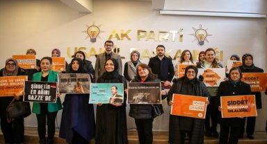 AK Parti Uşak İl Kadın Kolları'ndan kadına yönelik şiddetle mücadele günü açıklaması