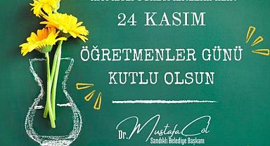 BAŞKAN DR. MUSTAFA ÇÖL’DEN ÖĞRETMENLER GÜNÜ MESAJI