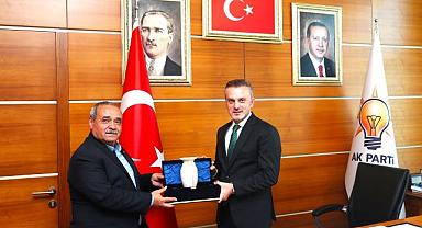 Başkan Şahin'in Erkan Kandemir'i Ziyaret Etti