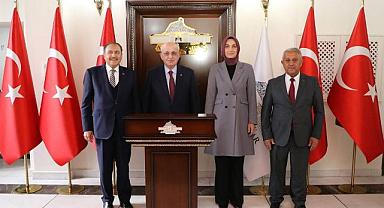 Cumhurbaşkanlığı Yüksek İstişare Kurulu Başkanvekili İsmail Kahraman, Vali Yiğitbaşı’nı Ziyaret Etti