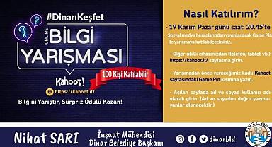 Dinar Belediyesi, Kültürel Mirası Tanıtmak İçin Bilgi Yarışması Düzenliyor!