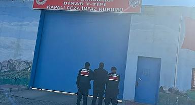 Dinar'da 12 Yıl 18 Ay Kesinleşmiş Cezası Olan Kişi Yakalandı