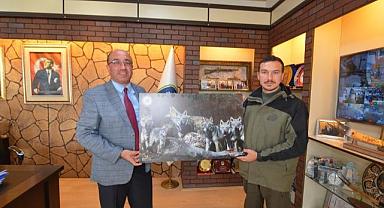 DOĞA KORUMA MİLLİ PARKLAR ŞEFLİĞİNDEN BAŞKAN DR. MUSTAFA ÇÖL’E ZİYARET