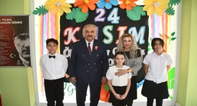 Germencik, Söke ve Yenipazar'da 24 Kasım Öğretmenler Günü törenle kutlandı
