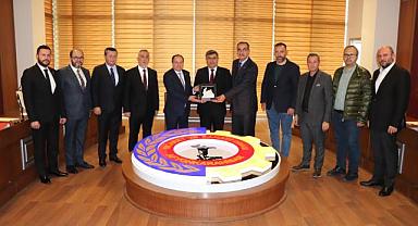 İL EMNİYET MÜDÜRÜ AY’DAN ATSO’YA İADE-İ ZİYARET