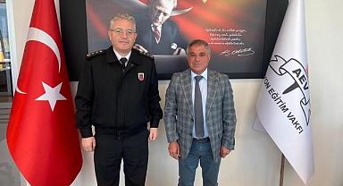 İL JANDARMA KOMUTANI YAĞAN’DAN AEV’E ZİYARET