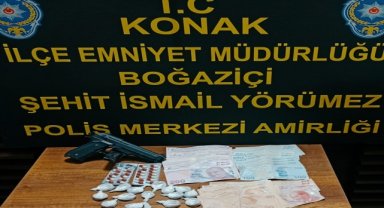 Konak'taki uyuşturucu operasyonunda 2 kişi yakalandı