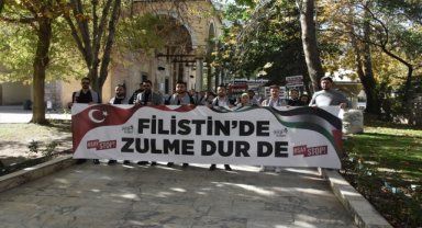 Konya ve çevre illerde İsrail'in Gazze'ye saldırıları protesto edildi