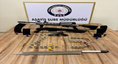 Manisa'da sosyal medyada silah teşhir eden 14 kişi yakalandı