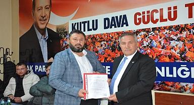 MURAT DİKMEN, AK PARTİ İLÇE BAŞKANLIĞINA BAŞVURUSUNU YAPTI.!