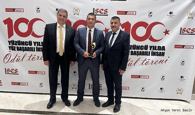 OEDAŞ Afyonkarahisar İl Müdürü Cafer Demir’e büyük onur