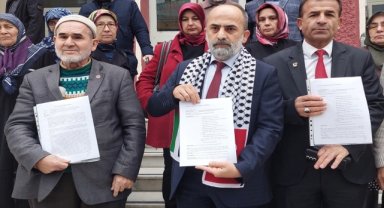 Saadet Partisi Aydın İl Başkanlığı İsrailli yöneticiler hakkında suç duyurusunda bulundu
