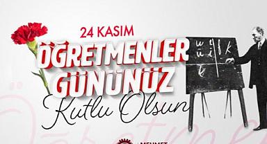 ZEYBEK BAŞKAN´DAN ÖĞRETMENLER GÜNÜ MESAJI
