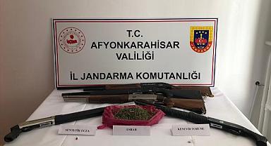 Afyonkarahisar'da uyuşturucu operasyonda 1 şüpheli yakalandı