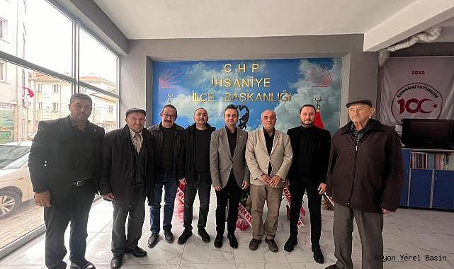 CHP Afyonkarahisar, İhsaniye İlçe Başkanlığı binasını ziyaret etti