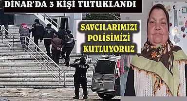 Dinar'da Kadın Kaçırma Olayında 3 Kişi Tutuklandı