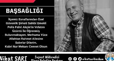 Dinar'da sevilen esnaf Fahri Akçin'in vefatı büyük üzüntüye neden oldu.