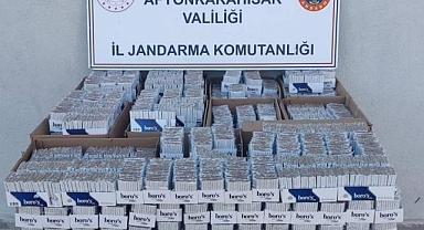 Jandarmanın Dikkati 160.000 Kaçak Sigarayı Yakalattı.!