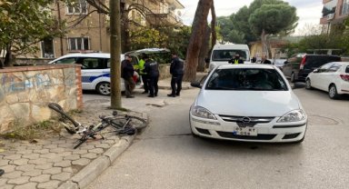 Nazilli'de otomobille çarpışan bisikletin sürücüsü yaralandı
