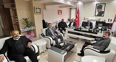 Nihat Sarı'dan Yeni Emniyet Müdürü Erdal Yanık'a Hayırlı Olsun Ziyareti