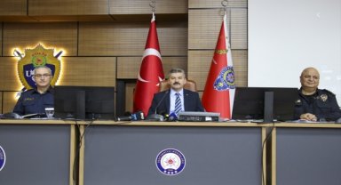 Uşak Valisi Ergün, suçla mücadele faaliyetlerini değerlendirdi